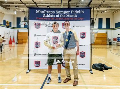 Thumbnail 2 in Marines H.S. Male Athlete of the Month - Jacob Herrit photogallery.