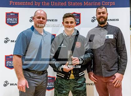 Thumbnail 1 in Marines H.S. Male Athlete of the Month - Jacob Herrit photogallery.