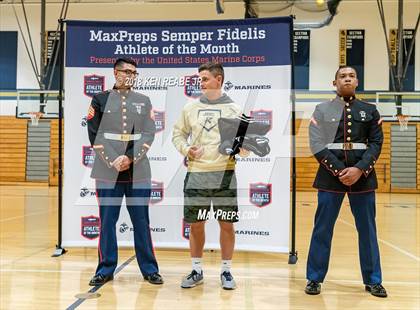 Thumbnail 3 in Marines H.S. Male Athlete of the Month - Jacob Herrit photogallery.