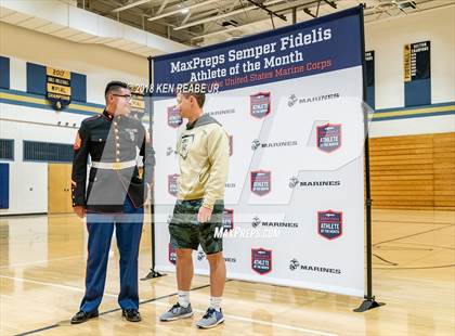 Thumbnail 1 in Marines H.S. Male Athlete of the Month - Jacob Herrit photogallery.