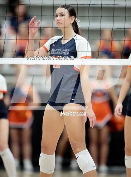 Thumbnail 3 in Lovejoy vs Wakeland (UIL5A D2 Volleyball Area) photogallery.