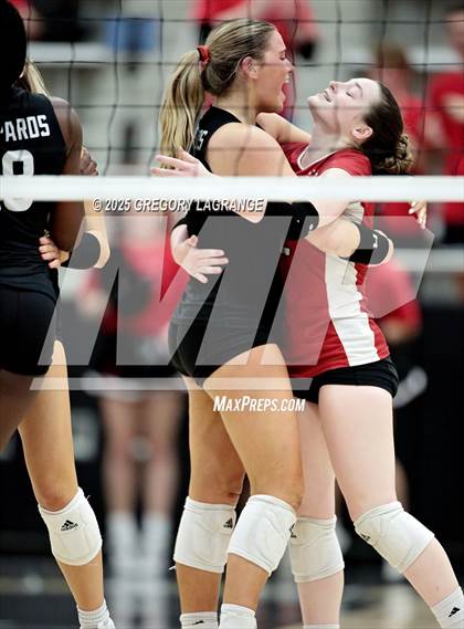 Thumbnail 3 in Lovejoy vs Wakeland (UIL5A D2 Volleyball Area) photogallery.