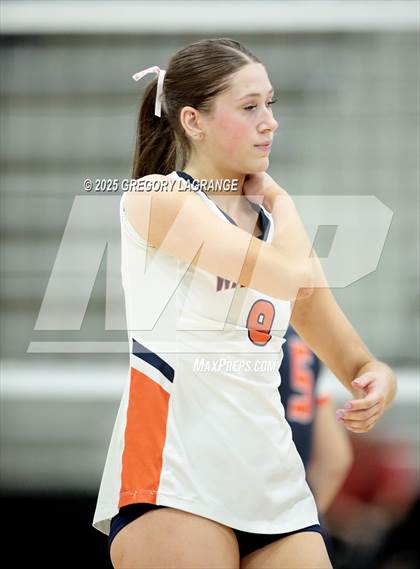 Thumbnail 2 in Lovejoy vs Wakeland (UIL5A D2 Volleyball Area) photogallery.