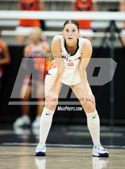 Thumbnail 1 in Lovejoy vs Wakeland (UIL5A D2 Volleyball Area) photogallery.