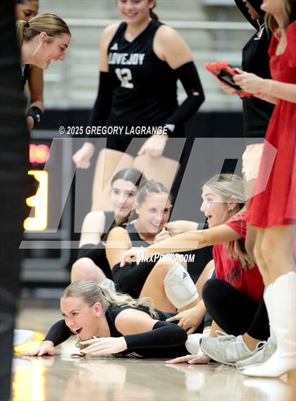 Thumbnail 1 in Lovejoy vs Wakeland (UIL5A D2 Volleyball Area) photogallery.