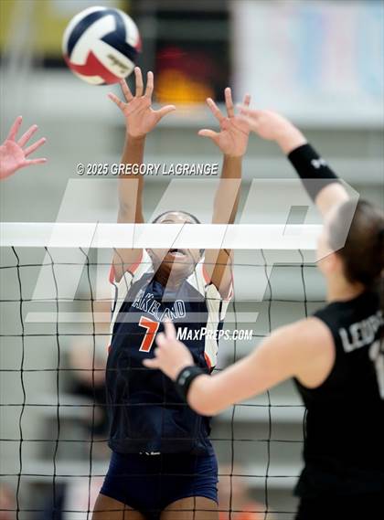 Thumbnail 1 in Lovejoy vs Wakeland (UIL5A D2 Volleyball Area) photogallery.