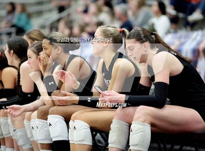 Thumbnail 2 in Lovejoy vs Wakeland (UIL5A Volleyball Area Playoff Division 2) photogallery.