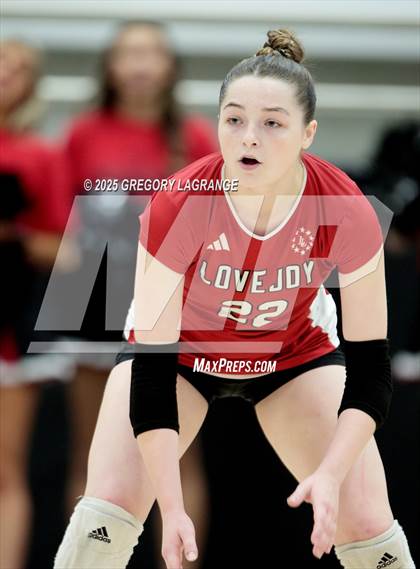 Thumbnail 3 in Lovejoy vs Wakeland (UIL5A Volleyball Area Playoff Division 2) photogallery.