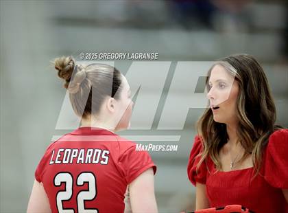 Thumbnail 3 in Lovejoy vs Wakeland (UIL5A Volleyball Area Playoff Division 2) photogallery.