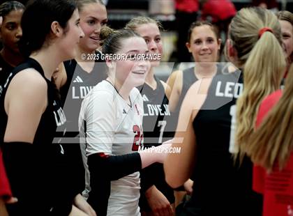Thumbnail 2 in Lovejoy vs Wakeland (UIL5A D2 Volleyball Area) photogallery.