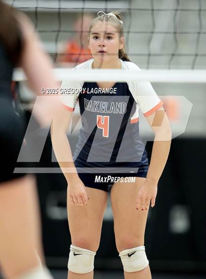 Thumbnail 3 in Lovejoy vs Wakeland (UIL5A Volleyball Area Playoff Division 2) photogallery.