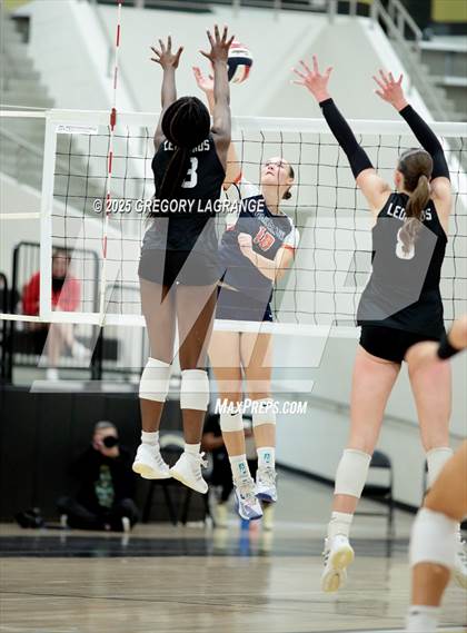 Thumbnail 3 in Lovejoy vs Wakeland (UIL5A D2 Volleyball Area) photogallery.