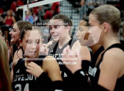 Thumbnail 3 in Lovejoy vs Wakeland (UIL5A D2 Volleyball Area) photogallery.