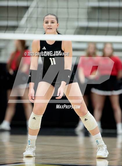 Thumbnail 2 in Lovejoy vs Wakeland (UIL5A Volleyball Area Playoff Division 2) photogallery.