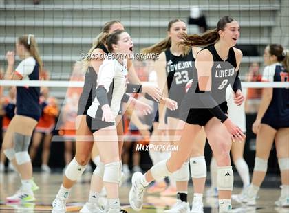 Thumbnail 1 in Lovejoy vs Wakeland (UIL5A D2 Volleyball Area) photogallery.