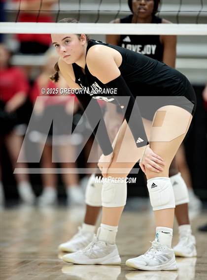 Thumbnail 2 in Lovejoy vs Wakeland (UIL5A Volleyball Area Playoff Division 2) photogallery.
