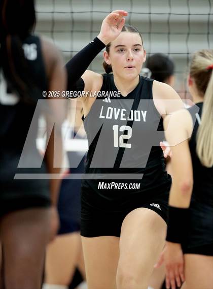 Thumbnail 3 in Lovejoy vs Wakeland (UIL5A Volleyball Area Playoff Division 2) photogallery.