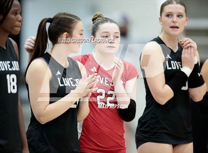 Thumbnail 3 in Lovejoy vs Wakeland (UIL5A Volleyball Area Playoff Division 2) photogallery.