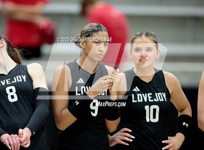 Thumbnail 1 in Lovejoy vs Wakeland (UIL5A D2 Volleyball Area) photogallery.