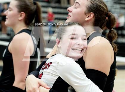 Thumbnail 3 in Lovejoy vs Wakeland (UIL5A Volleyball Area Playoff Division 2) photogallery.
