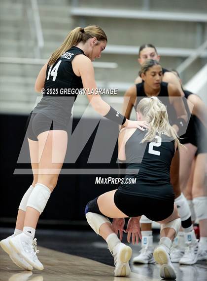 Thumbnail 1 in Lovejoy vs Wakeland (UIL5A D2 Volleyball Area) photogallery.