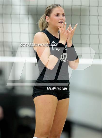 Thumbnail 2 in Lovejoy vs Wakeland (UIL5A Volleyball Area Playoff Division 2) photogallery.