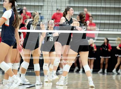 Thumbnail 1 in Lovejoy vs Wakeland (UIL5A D2 Volleyball Area) photogallery.
