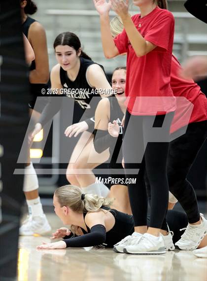 Thumbnail 1 in Lovejoy vs Wakeland (UIL5A D2 Volleyball Area) photogallery.