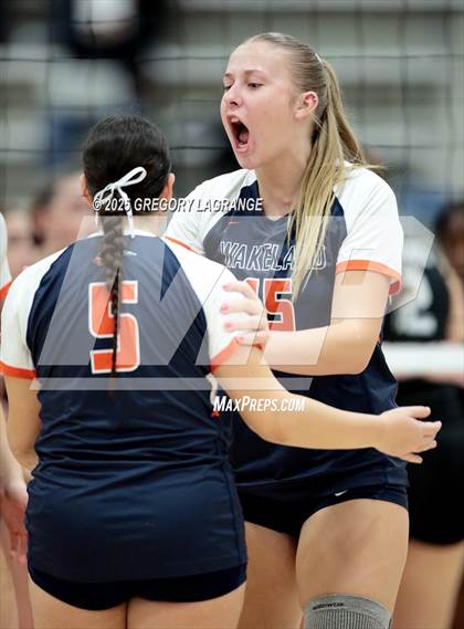 Thumbnail 1 in Lovejoy vs Wakeland (UIL5A Volleyball Area Playoff Division 2) photogallery.