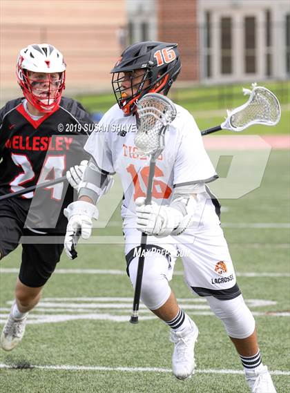 Thumbnail 1 in Wellesley @ Newton North (MIAA D1 South 1st Round) photogallery.