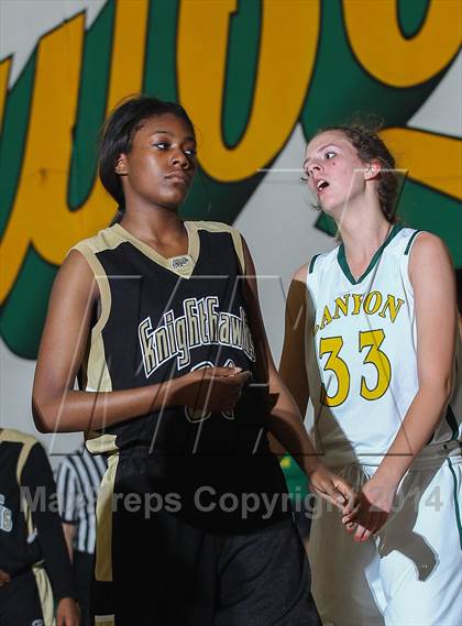 Thumbnail 2 in Knight @ Canyon (CIF SS Playoffs) photogallery.