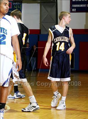 Thumbnail 3 in Stone Bridge vs. Atlantic Shores Christian (Metro Conference Championship) photogallery.