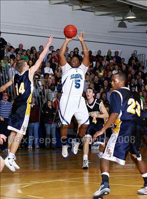 Thumbnail 3 in Stone Bridge vs. Atlantic Shores Christian (Metro Conference Championship) photogallery.