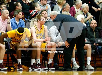 Thumbnail 1 in Evanston vs Loyola Academy (IHSA 4A Sectional Final) photogallery.
