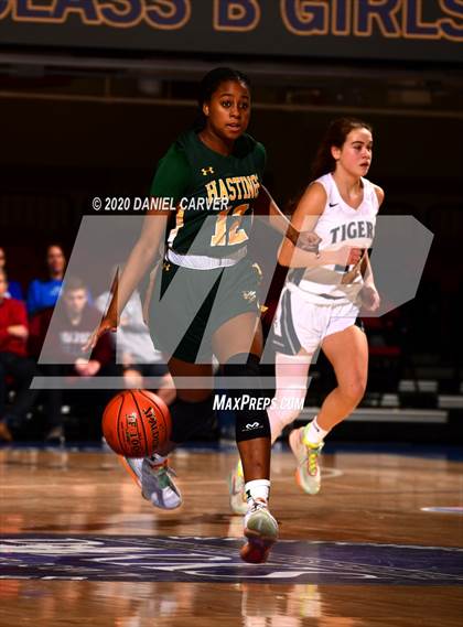 Thumbnail 1 in Putnam Valley vs. Hastings (Section 1 Class B Semifinal) photogallery.
