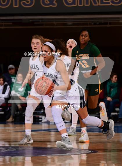 Thumbnail 2 in Putnam Valley vs. Hastings (Section 1 Class B Semifinal) photogallery.