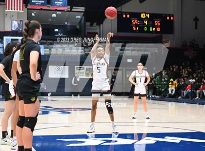 Thumbnail 3 in San Ramon Valley vs. Salesian College Preparatory (CIF NCS Girls Open Div Final) photogallery.
