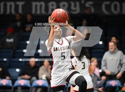 Thumbnail 3 in San Ramon Valley vs. Salesian College Preparatory (CIF NCS Girls Open Div Final) photogallery.