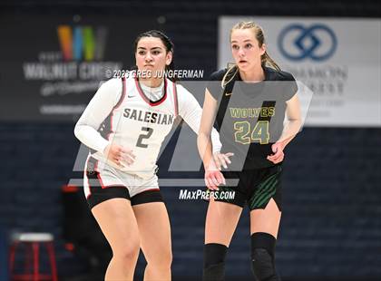 Thumbnail 1 in San Ramon Valley vs. Salesian College Preparatory (CIF NCS Girls Open Div Final) photogallery.