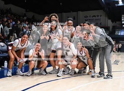 Thumbnail 1 in San Ramon Valley vs. Salesian College Preparatory (CIF NCS Girls Open Div Final) photogallery.