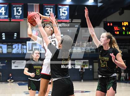 Thumbnail 1 in San Ramon Valley vs. Salesian College Preparatory (CIF NCS Girls Open Div Final) photogallery.