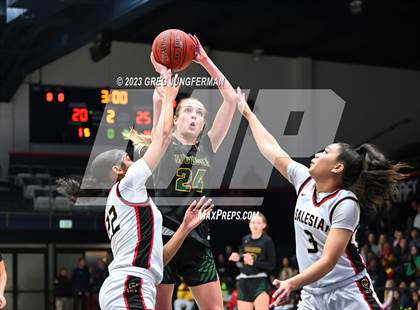 Thumbnail 3 in San Ramon Valley vs. Salesian College Preparatory (CIF NCS Girls Open Div Final) photogallery.