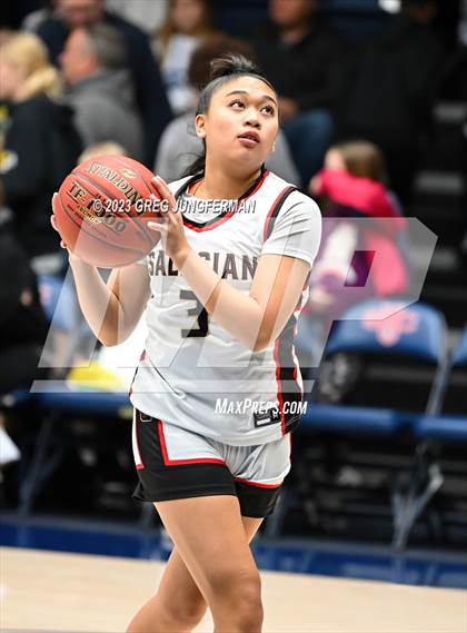Thumbnail 1 in San Ramon Valley vs. Salesian College Preparatory (CIF NCS Girls Open Div Final) photogallery.