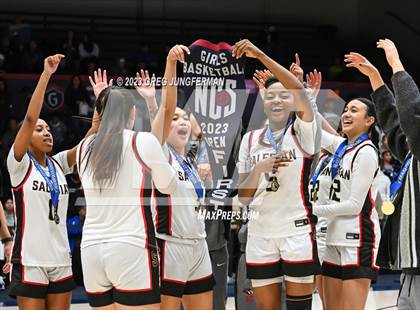 Thumbnail 2 in San Ramon Valley vs. Salesian College Preparatory (CIF NCS Girls Open Div Final) photogallery.