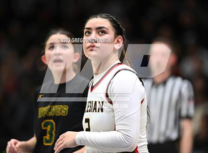 Thumbnail 1 in San Ramon Valley vs. Salesian College Preparatory (CIF NCS Girls Open Div Final) photogallery.