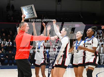 Thumbnail 1 in San Ramon Valley vs. Salesian College Preparatory (CIF NCS Girls Open Div Final) photogallery.