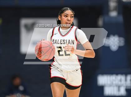 Thumbnail 3 in San Ramon Valley vs. Salesian College Preparatory (CIF NCS Girls Open Div Final) photogallery.