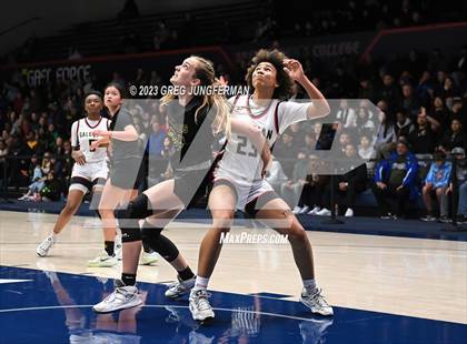Thumbnail 2 in San Ramon Valley vs. Salesian College Preparatory (CIF NCS Girls Open Div Final) photogallery.