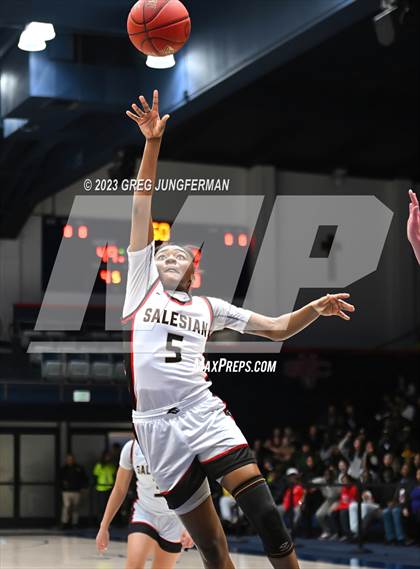 Thumbnail 3 in San Ramon Valley vs. Salesian College Preparatory (CIF NCS Girls Open Div Final) photogallery.