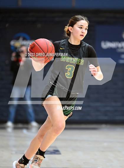 Thumbnail 1 in San Ramon Valley vs. Salesian College Preparatory (CIF NCS Girls Open Div Final) photogallery.